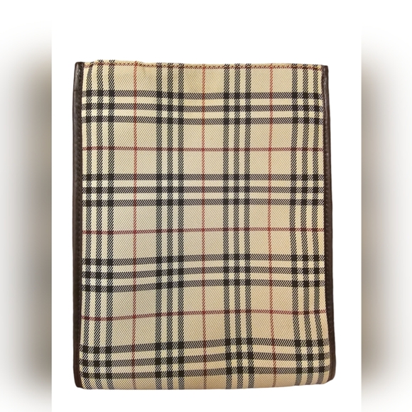Burberry Nova Check & Brown Leather Crossbody w/ COA - Picture 3 of 13